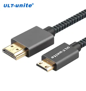 ULT-Unite Mini-HDMI-Kabel 4K 60Hz 1,2 m 2m 3m Mini-HDMI-zu-HDMI-Kabel von Stecker zu Stecker