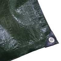 Bâche en PE de qualité industrielle, tissée, enduite, résistante à l'eau, pour couverture extérieure