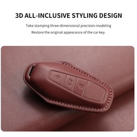 Étui de protection en cuir pour clé de voiture Chery Icar 03 Icar03T AIQAR EQ3 EQ5 EQ7 JAECOO J6 J7 J8, coque de clé de voiture à distance, accessoires