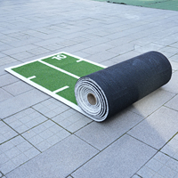 Vente en gros de gazon sportif coloré personnalisé Tapis de piste de sprint artificiel pour le golf