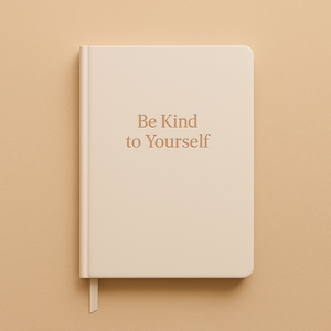 Diario Be Kind to Yourself, Cuaderno de Tapa Dura de Piel Sintética para el Cuidado Personal, Reflexión Diaria y Gratitud para la Salud Mental - Product Image 1