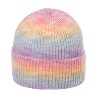 Gorro de Punto Unisex Multicolor al por Mayor para Invierno, Personalizable con Logotipo