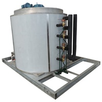 Machine à glace en flocons SEWAYCO 2T/jour, eau douce, haute qualité, usage industriel, haute productivité, 380V, fournisseur du Shandong