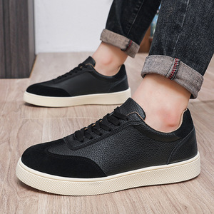 Tênis Casuais Masculinos 39-45 Respiráveis de Couro PU Leves para Atividades ao Ar Livre, Calçados Confortáveis para Homens - Product Image 1