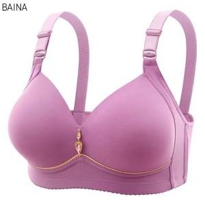 Soutien-gorge push-up respirant grande taille pour femme, avec dentelle fine et tissu lisse, bonnets ajustables – Idéal pour l'été - Product Image 5