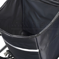 Organisateur de fauteuil roulant en nylon isolé 30-40L, grande capacité, rangement pour dossier et accoudoir, panier de voyage, logo personnalisé