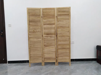 Diviseurs de pièce en bois pliants décoratifs de cloison de séparation d'écran en bois solide