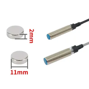 BXUAN magnetic switch sensor 2 wire proximity switch M8 Hall Sensors PNP/NPN NO/NC magnetic proximity switch