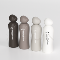 Nouveau prototype de moule, forme simple et unique, flacons de lotion corporelle en plastique, flacon de toner pour soins de la peau biodégradable personnalisé