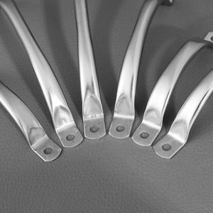 Stainless Steel Bar Handle Cabinet Hardware Modern Simple Design Easy Installation Bright Surface Mount - Product Image 2