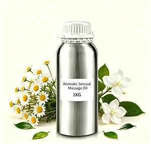 Huile de Massage Concentrée Aromatique Sensuelle en Gros pour Usine, Base d'Huile de Massage Personnalisée pour Soins Corporels en Spa, Usine Chinoise - Product Image 1