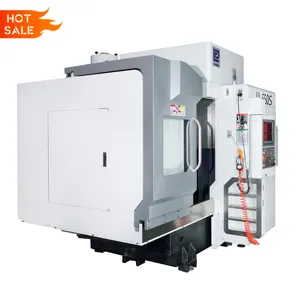 U-550S high accuracy vertical CNC 5 axis linkage ATC machining center metal 3d router lathe drill steel rotation table supplier