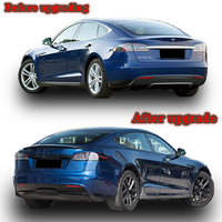 Original nueva actualización modificación coche parachoques delantero cuerpo Kit para Tesla modelo S 2017-2023 Accesorios