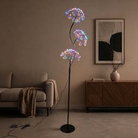 Lampe LED en forme de S, style branche décorative, pour intérieur, éclairage d'ambiance blanc chaud, salon