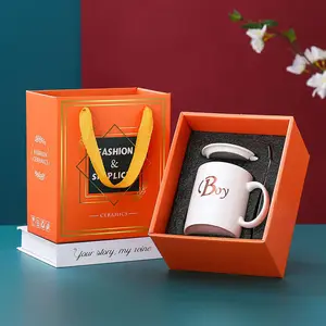 Hot sell cheap promotional items couple cups cooperate gift set gift sets for men and women promotional gift set