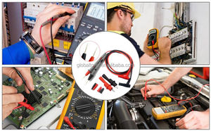 Cordons de Test universels 1000V 20A CAT III 1000V 10A Clips Crocodile Accessoires de connecteur de multimètre pour testeur de multimètre AC/DC - Product Image 6