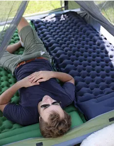 Matelas de couchage pliable ultraléger pour le camping et la randonnée Rangement facile