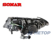 Phares HETOP SONAR E46 pour BMW Série 3 (2001-2004) – Amélioration des phares de voiture avec DRL, accessoires modifiés Plug and Play