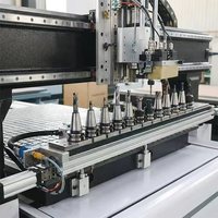 Çok Fonksiyonlu 1325 ATC CNC Router Otomatik Takım Değiştirici 9kW Hava Soğutmalı Mili Ahşap Metal Akrilik İşleme için