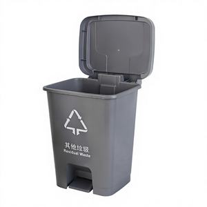 Contenedor <span class=keywords><strong>de</strong></span> <span class=keywords><strong>Basura</strong></span> <span class=keywords><strong>con</strong></span> Ruedas <span class=keywords><strong>de</strong></span> 100L, 80L, 50L, 30L, para Uso en Interiores y Exteriores, Hogar y Público, <span class=keywords><strong>de</strong></span> Plástico HDPE, para Reciclaje, para Cocina y Exteriores - Product Image 6