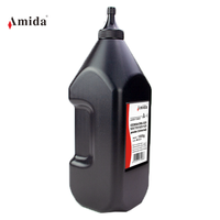 Poudre de toner universelle en bouteille Amida noire pour imprimantes HP/Canon/Brother/Samsung/Kyocera/Xerox/Ricoh 50g 100g 1kg