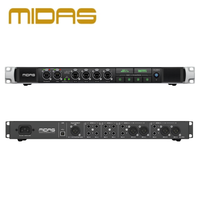 Système de monitoring personnel MIDAS HUB4 48 canaux avec AES50 StageConnect PoE 4 sorties XLR/TRS pour mélangeurs personnels DP48