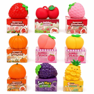 Juguete Sensorial Antiestrés de Frutas Jumbo, TPR de Rebote Lento, Simulación, Venta al Por Mayor - Product Image 1