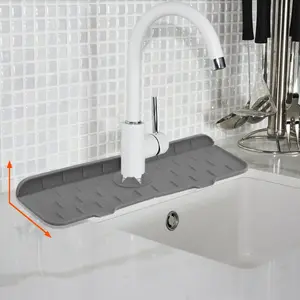 Silikon lavabo sıçrama bekçi musluk su yakalayıcı Mat mutfak lavabo Mat için silikon boşaltma mat