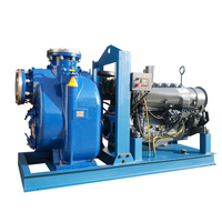 Pompe centrifuge à moteur diesel auto-amorçante de 12 pouces Machine de pompage d'eau d'irrigation à haute pression