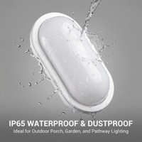 Lampe de lecture intérieure décorative à fixation murale, 20W, en plastique brossé, éclairage doux, protection oculaire, large faisceau, pour salle de bain et maison