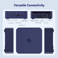 Mini PC Beelink EQ Mini 304, Intel Core 3 304, 12GB LPDDR5, 512GB SSD, Windows 11 Pro, Thunderbolt 4, WiFi 6E, Mini Computadora de Escritorio