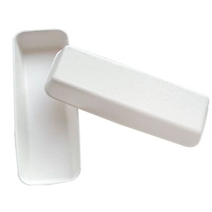 Barquettes jetables en pulpe de canne à sucre pour hot-dogs, saucisses, plats à emporter, pique-niques, vaisselle biodégradable en papier - Product Image 5