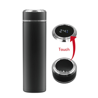 Termo termo digital de acero inoxidable con logotipo personalizado, termo inteligente con pantalla LED, botella de agua inteligente con temperatura
