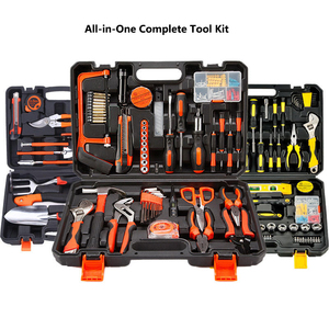 Ensemble d'outils ménagers en acier au carbone <span class=keywords><strong>de</strong></span> 36 pièces, kit d'outils à main pour la réparation à domicile avec étui rigide pour le bricolage et l'entretien domestique - Product Image 2
