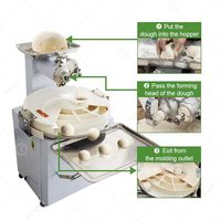 Machine à faire des pains ronds et à découper, rouleau à pétrir, diviseur de pâte manuel pour boulangerie