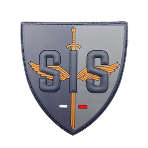 Core Source Factory Complete Customization 3D Soft Rubber Silicone Polyvinyl Chloride Sewn On Tag pvc patch - Product Image 1