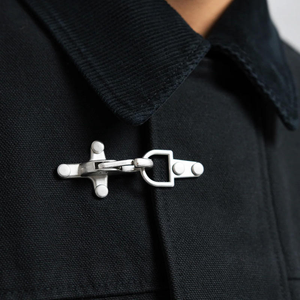 Corduroy Collar Denim Winter Jacket Men Firemen Clasp Bomber Heavyweight Boxy Fit Japanese Vintage Casual <b>Top</b> <b>Coat</b> 100% Cotton - Product Image 5