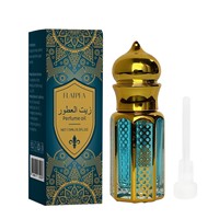 Parfum Arabe de Luxe Personnalisé pour Hommes, Huile Essentielle Longue Durée au Bois Noir, Fabriqué par des Producteurs de Dubaï