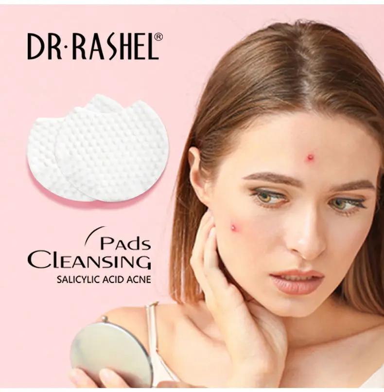 DR RASHEL Salicylic Acid Acne Cleansing Pads Facial Mask Acne Treatment Cotton Pads