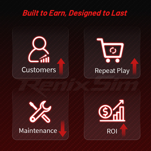 Renixsim, Idea <span class=keywords><strong>de</strong></span> Negocio Comercial, <span class=keywords><strong>Simulador</strong></span> <span class=keywords><strong>de</strong></span> Carreras <span class=keywords><strong>F1</strong></span> <span class=keywords><strong>de</strong></span> Movimiento <span class=keywords><strong>Completo</strong></span> para Esports, Operado con Monedas, 4 Actuadores, Set <span class=keywords><strong>de</strong></span> Movimiento para Simracing - Product Image 5