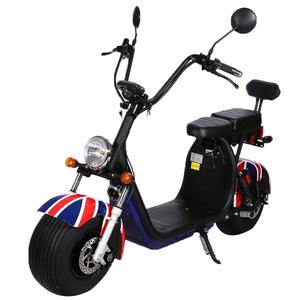 Vélo tout-terrain Harlem électrique Citycoco conforme CE <span class=keywords><strong>EMC</strong></span> EEC double batterie au lithium 20ah Pro Model1500w 200kg Wide Fat Tire - Product Image 6