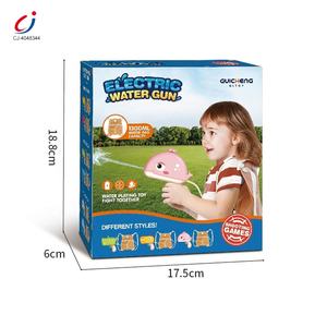 Chengji Kinderen Zomer Schieten Speelgoed Lange Afstand 1300Ml Grote Capaciteit Elektrische Zachte Tpu Rugzak Cartoon Dinosaurus Waterpistool - Product Image 6