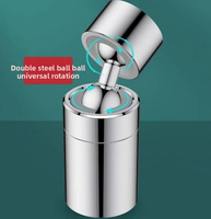Aérateur de Robinet Innovant et Moderne à 360 Degrés Anti-éclaboussures pour Cuisine et Salle de Bain, Extension de Robinet, Garantie de 3 Ans - Choix Polyvalent pour Évier