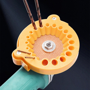 Genesis Drill Bit Grinder For Angle Grinder Electric Plastic Diy Tool Yellow Model - Product Image 1