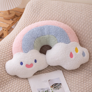 CHIQUE dibujos animados sueño corazón unicornio Arco Iris peluche blanco calabaza <span class=keywords><strong>almohada</strong></span> regalo de cumpleaños - Product Image 5