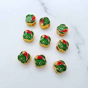 Alloy Irregular <b>Beads</b> With <b>Large</b> Holes Oil Dripping Treatment For Bracelet Making DIY Jewelry Accessories - Product Image 4