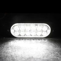 Super Lumineux 12 SMD Voiture LED Panne Clignotant D'urgence Côté Lumière Auto Avertissement Grille Stroboscopique Lumières pour Voiture Camion SUV