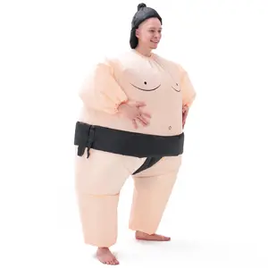 Nouveau Produit Vente Chaude Vente de Sumo Gonflable Costume Costumes Sumo Air Gonflable Suno Costume pour Adulte