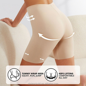 OEM ODM Leggings pour <span class=keywords><strong>femmes</strong></span>, sans couture, anti-transparence, sans effet bouclé, entrejambe en pur coton, sensation de peau nue, avec ceinture de maintien post-partum - Product Image 4