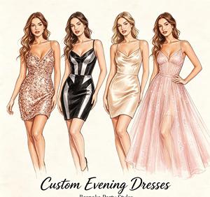 Robe de soirée moulante mini en satin tissé uni, personnalisée OEM, avec imprimé floral à sequins, pour femme, idéale pour les fêtes formelles - Product Image 1